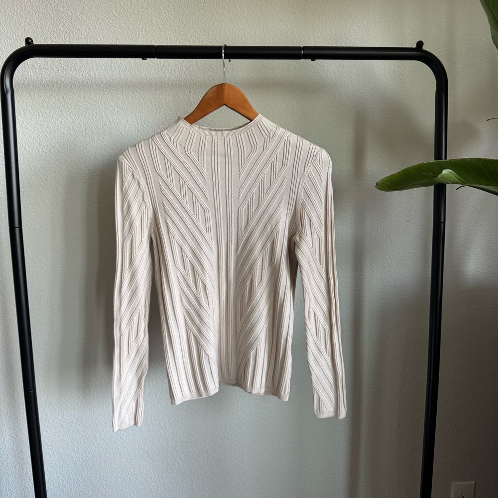 Elegant Cream Women's Top